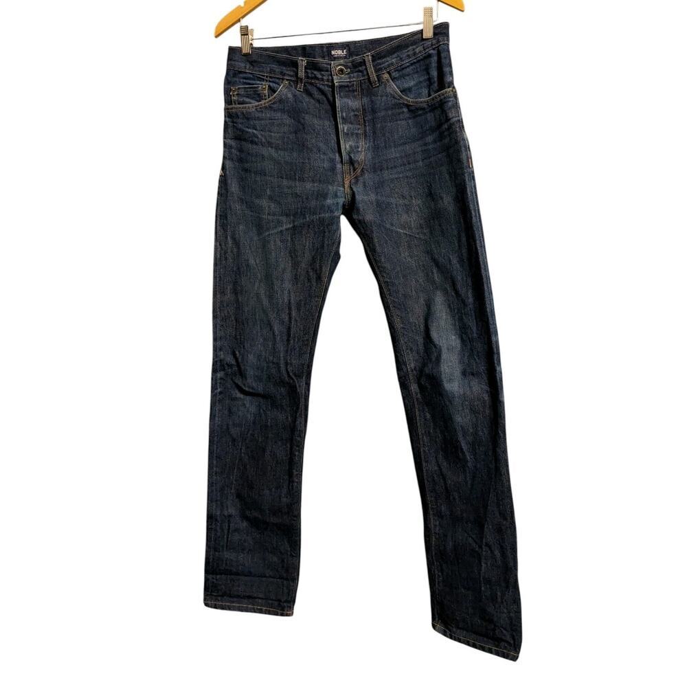 Noble Jeans Men's 32 Blue Selvedge Made in USA Button Fly